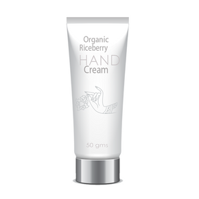 Organic riceberry hand cream